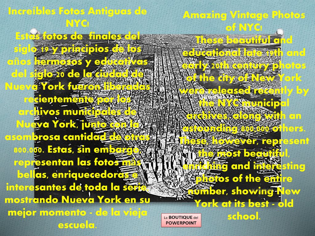Increíbles Fotos Antiguas de NYC! Amazing Vintage Photos of NYC!