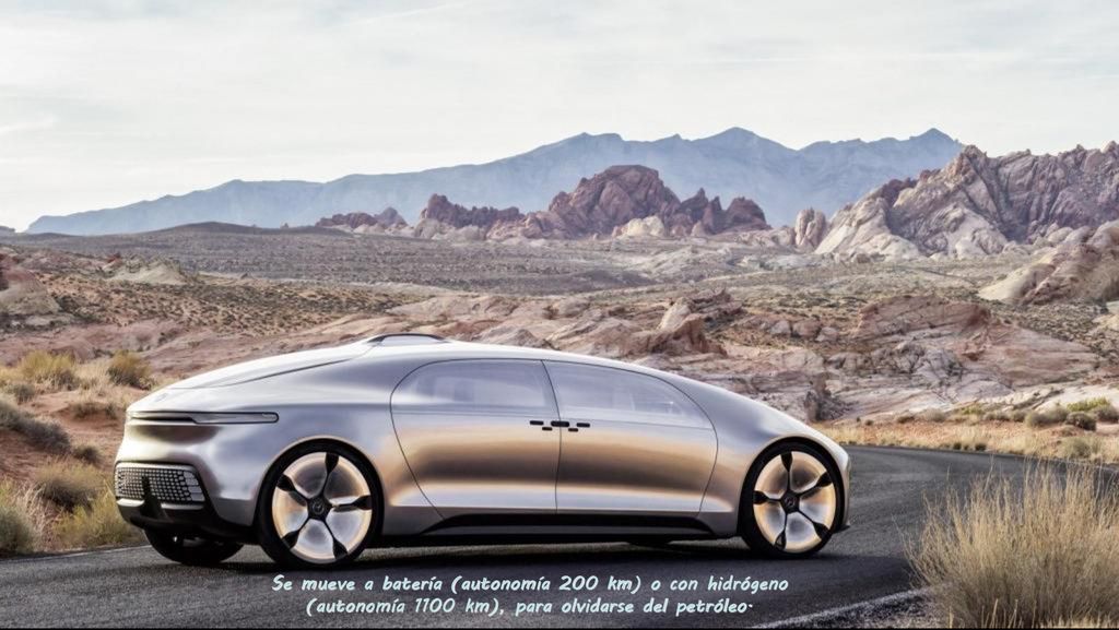 Se mueve a batería (autonomía 200 km) o con hidrógeno (autonomía 1100 km), para olvidarse del petróleo.