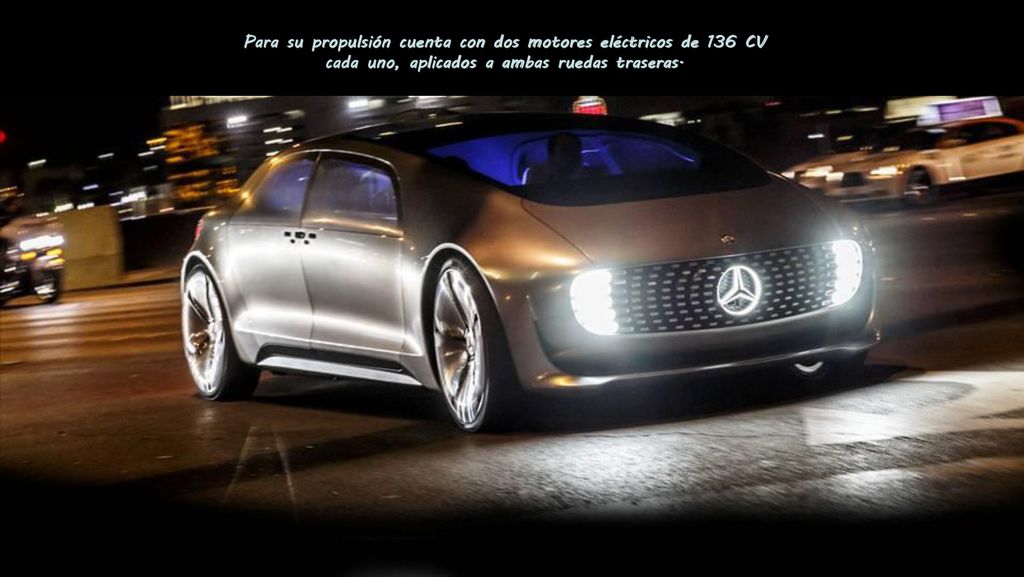 Para su propulsión cuenta con dos motores eléctricos de 136 CV cada uno, aplicados a ambas ruedas traseras.