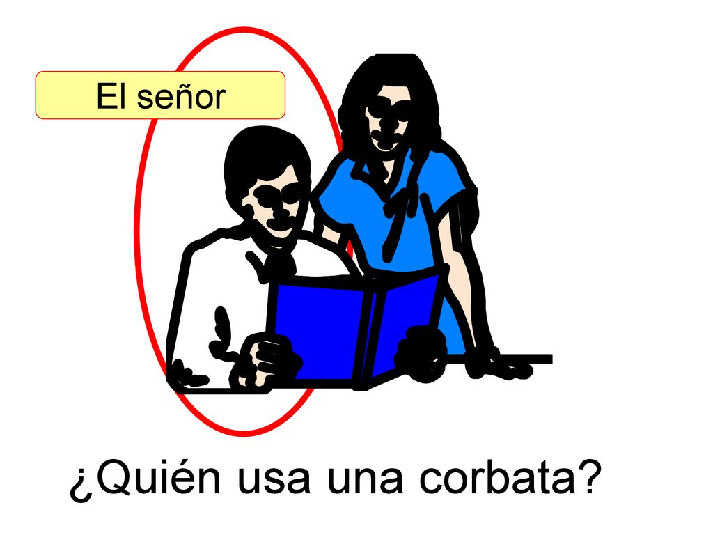 El señor ¿Quién usa una corbata