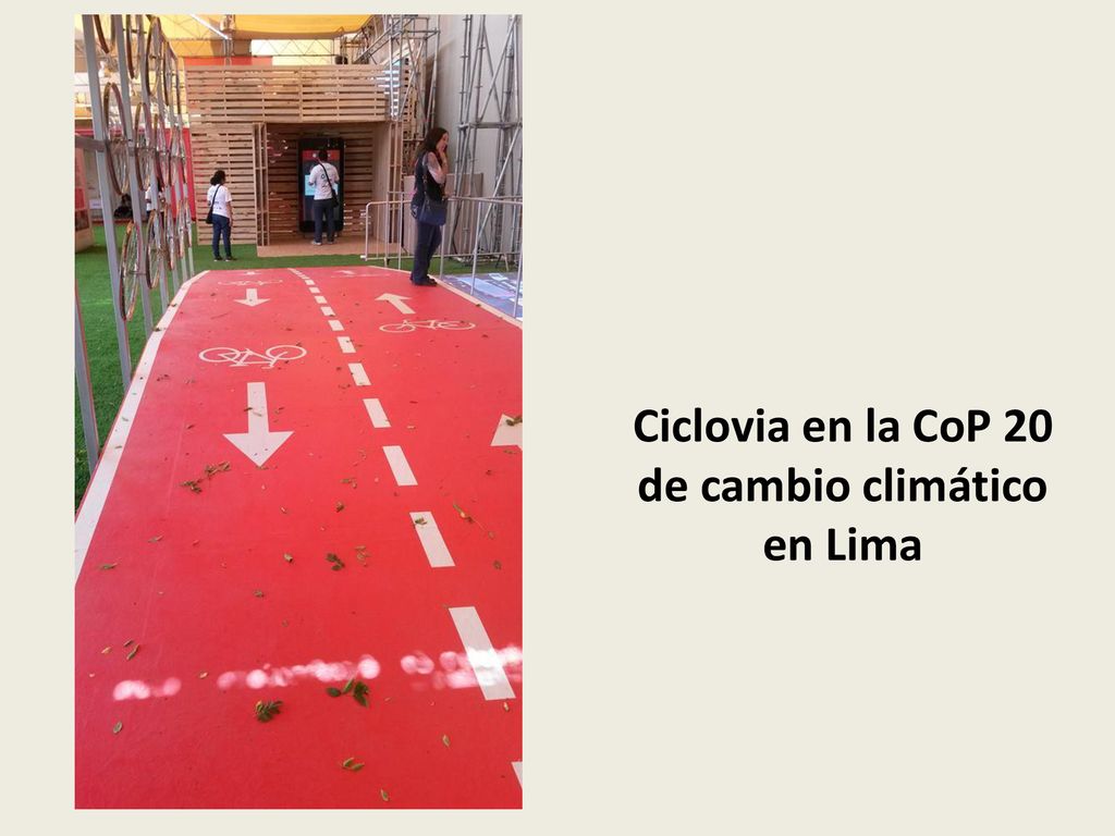 Ciclovia en la CoP 20 de cambio climático en Lima