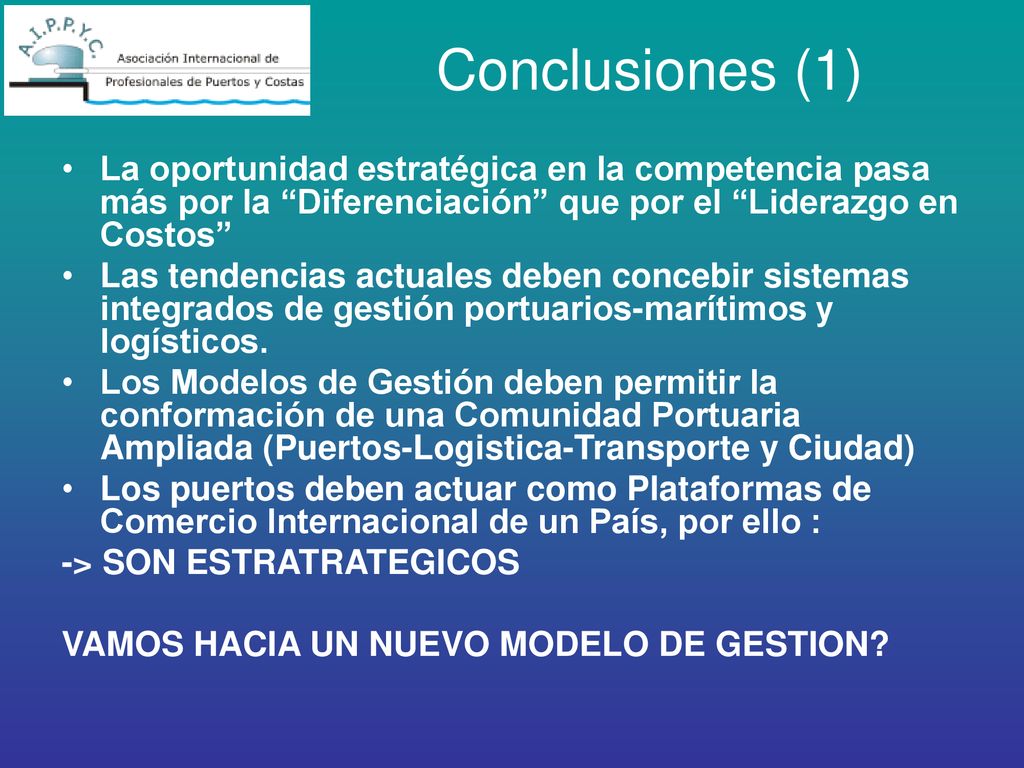 Conclusiones (1) La oportunidad estratégica en la competencia pasa más por la Diferenciación que por el Liderazgo en Costos