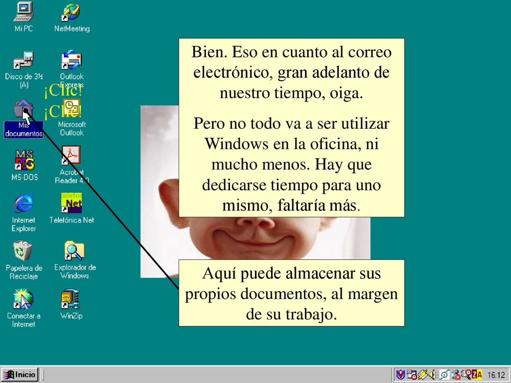 Aquí puede almacenar sus propios documentos, al margen de su trabajo.