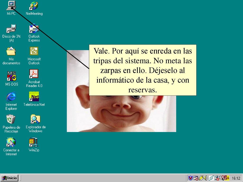 Vale. Por aquí se enreda en las tripas del sistema