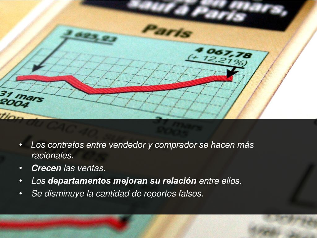 Los contratos entre vendedor y comprador se hacen más racionales.