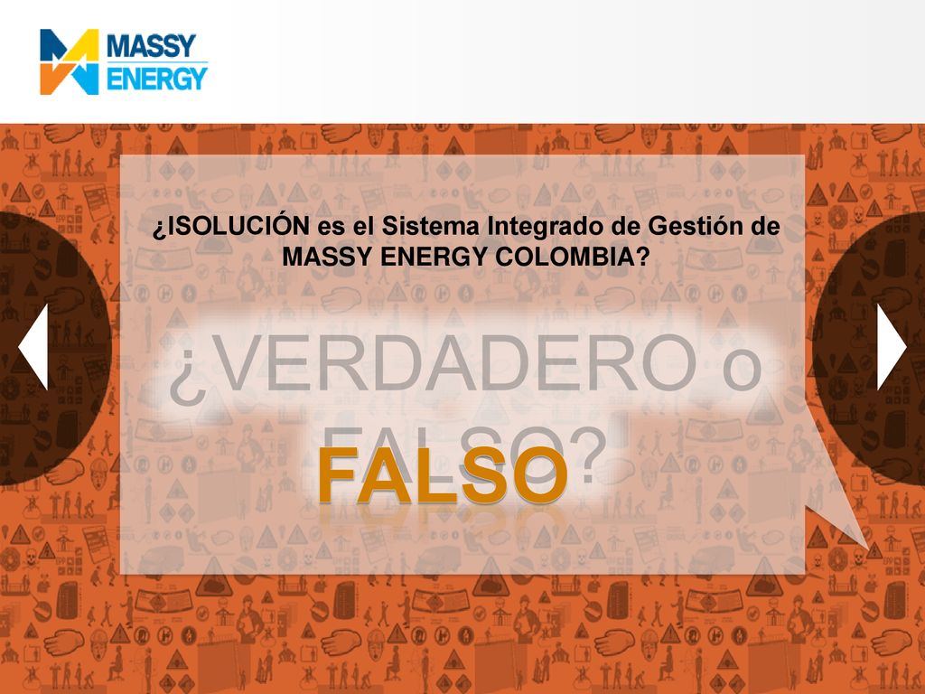 ¿ISOLUCIÓN es el Sistema Integrado de Gestión de MASSY ENERGY COLOMBIA