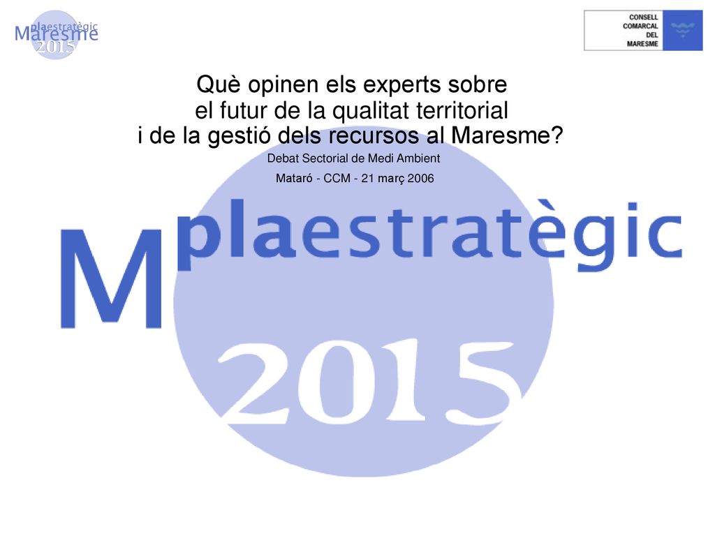 Què opinen els experts sobre el futur de la qualitat territorial