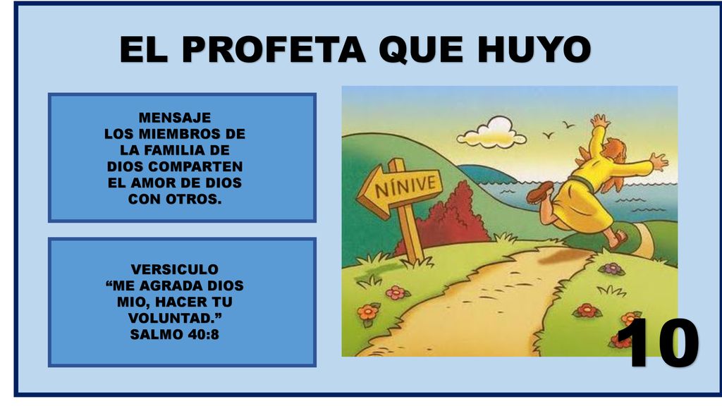 10 EL PROFETA QUE HUYO MENSAJE LOS MIEMBROS DE LA FAMILIA DE