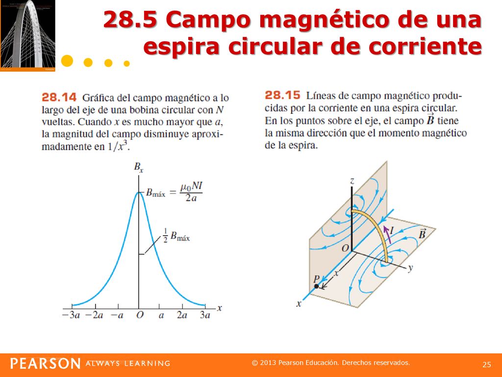 28.5 Campo magnético de una espira circular de corriente