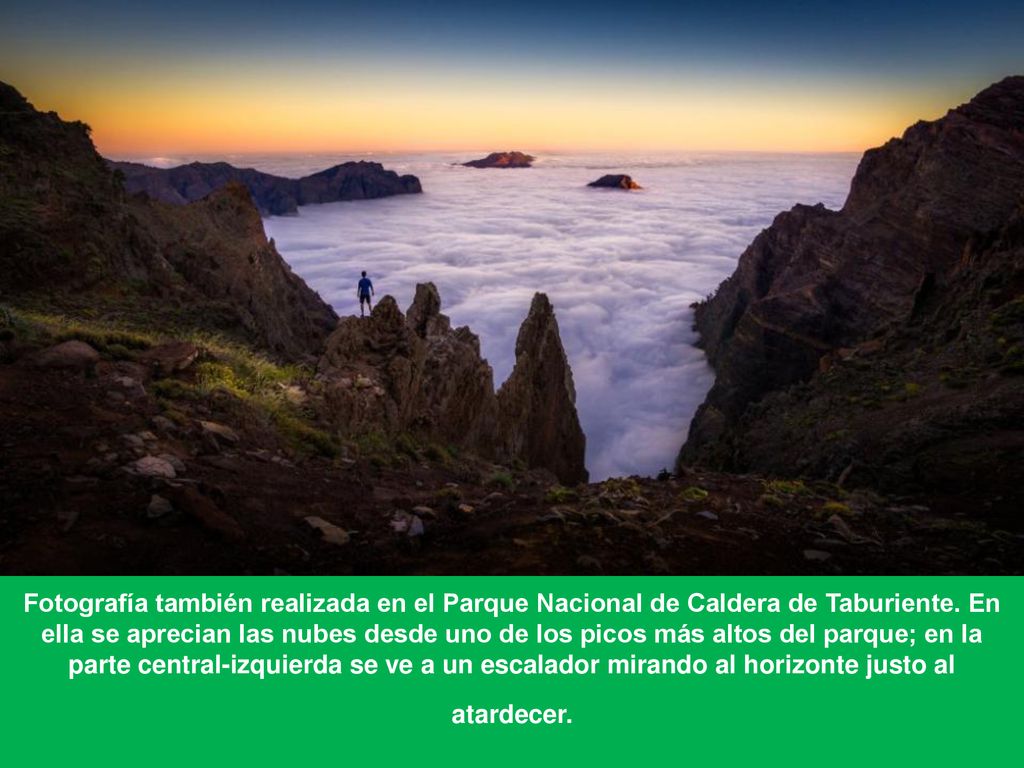 Fotografía también realizada en el Parque Nacional de Caldera de Taburiente.