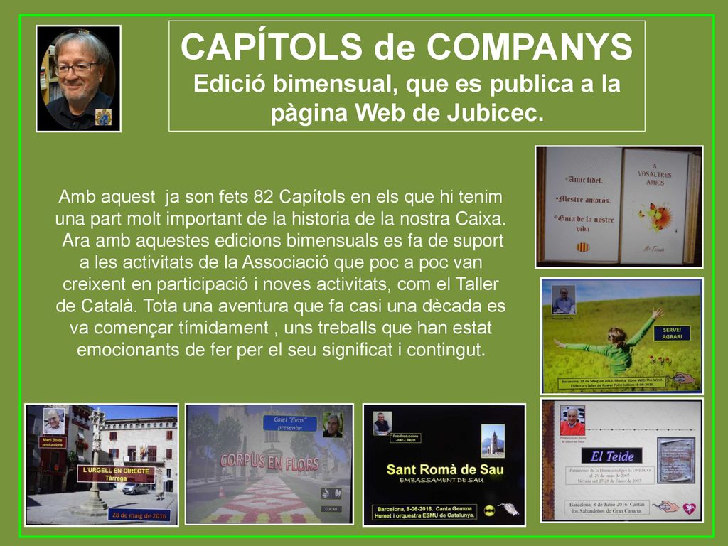 Edició bimensual, que es publica a la pàgina Web de Jubicec.