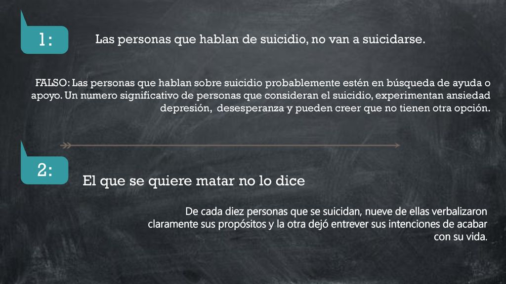 1: 2: El que se quiere matar no lo dice