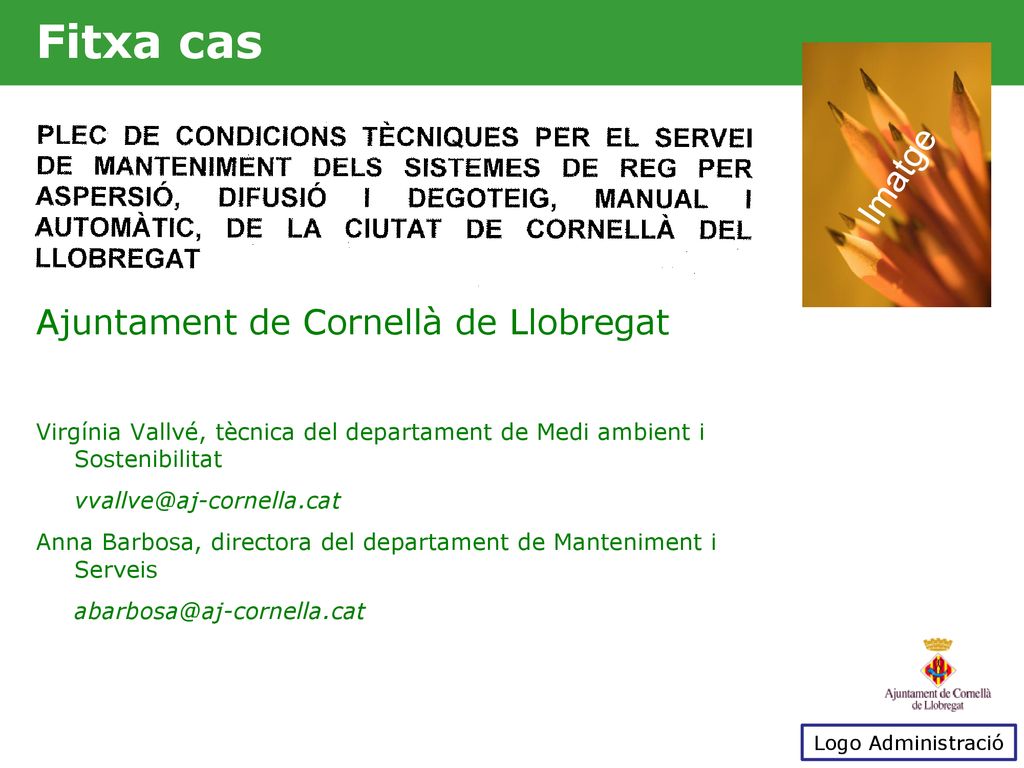 Fitxa cas Imatge Ajuntament de Cornellà de Llobregat
