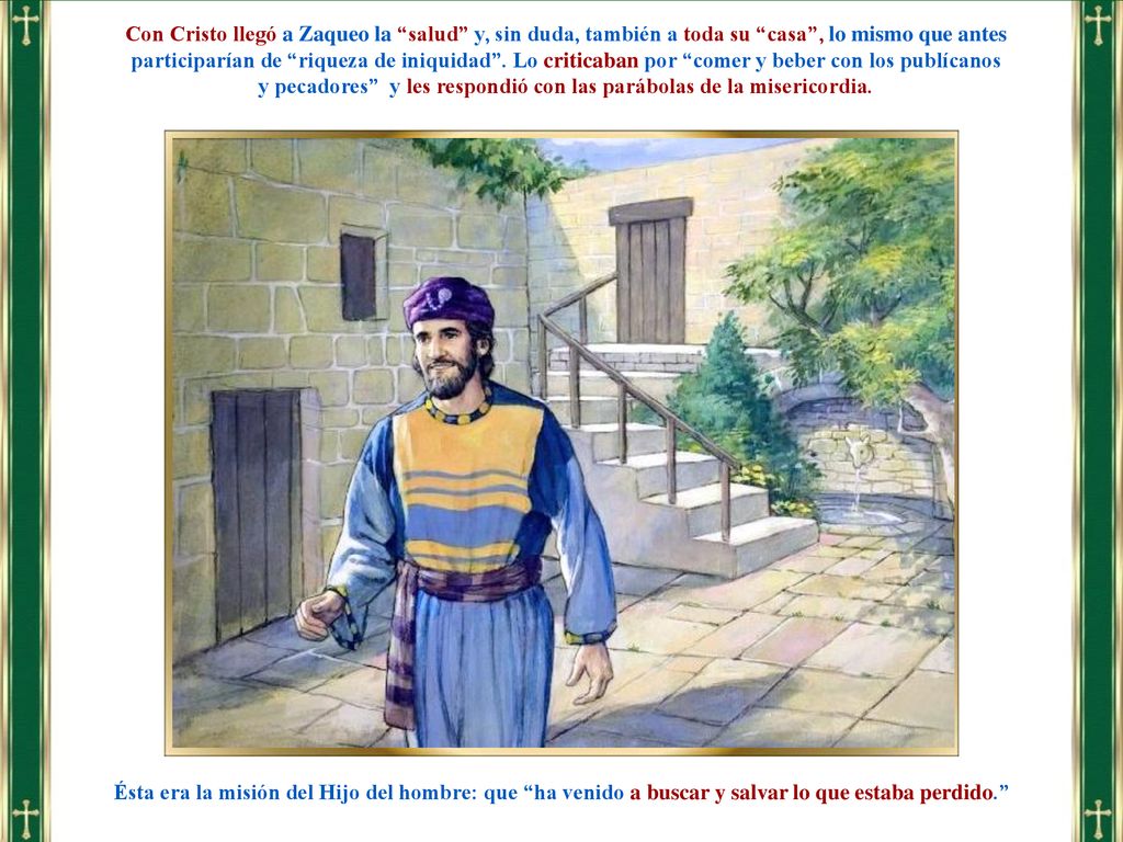 y pecadores y les respondió con las parábolas de la misericordia.
