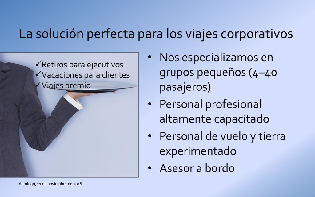 La solución perfecta para los viajes corporativos
