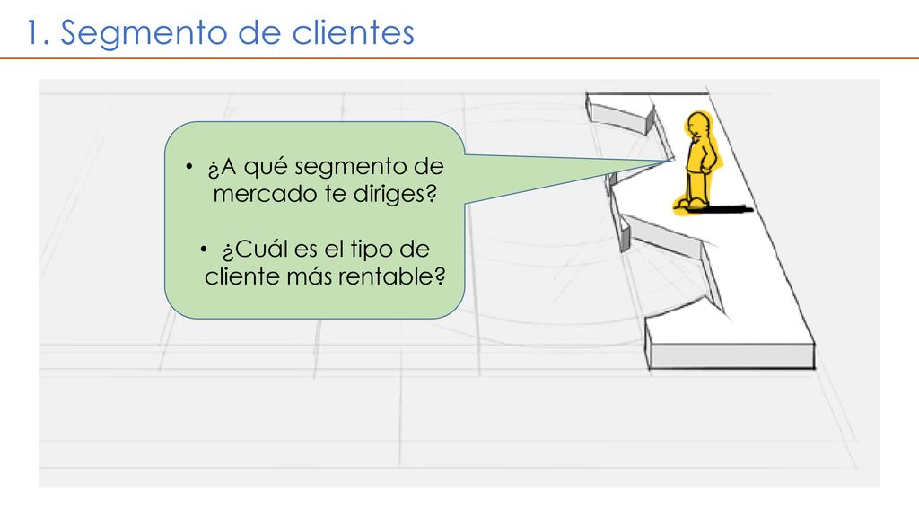 1. Segmento de clientes ¿A qué segmento de mercado te diriges