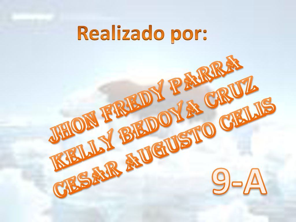 9-A Realizado por: Jhon fredy parra Kelly bedoya cruz