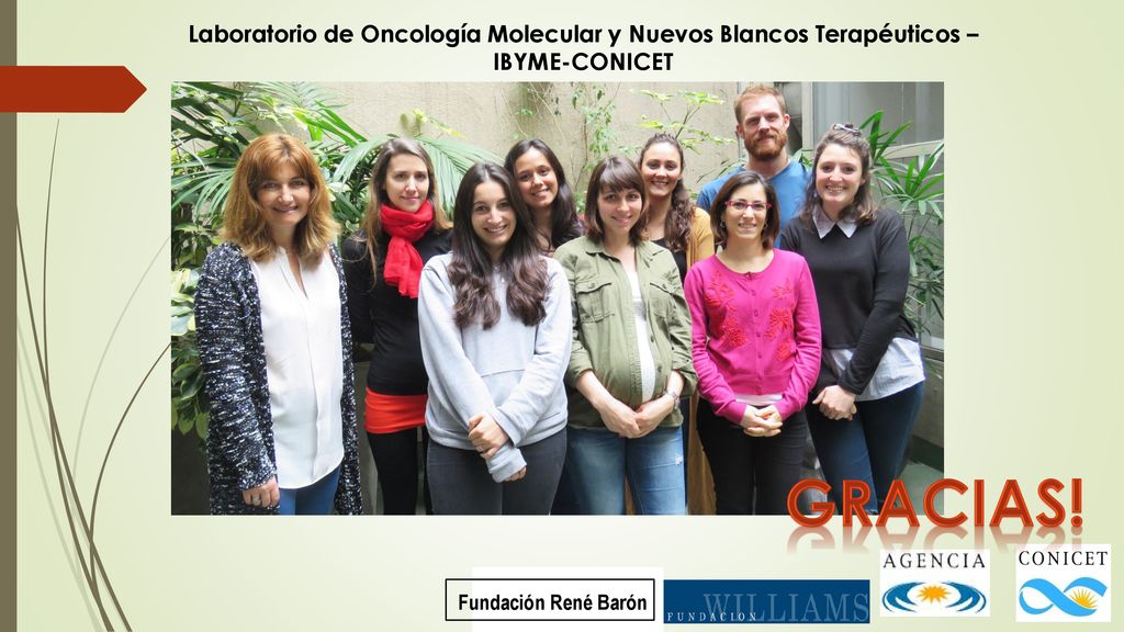 Laboratorio de Oncología Molecular y Nuevos Blancos Terapéuticos – IBYME-CONICET