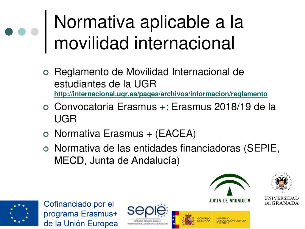 Seleccionados Erasmus 2018/19 Vicerrectorado de Internacionalización - ppt  descargar