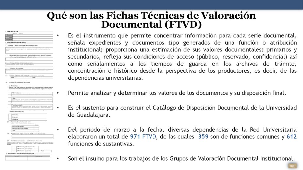 Qué son las Fichas Técnicas de Valoración Documental (FTVD)