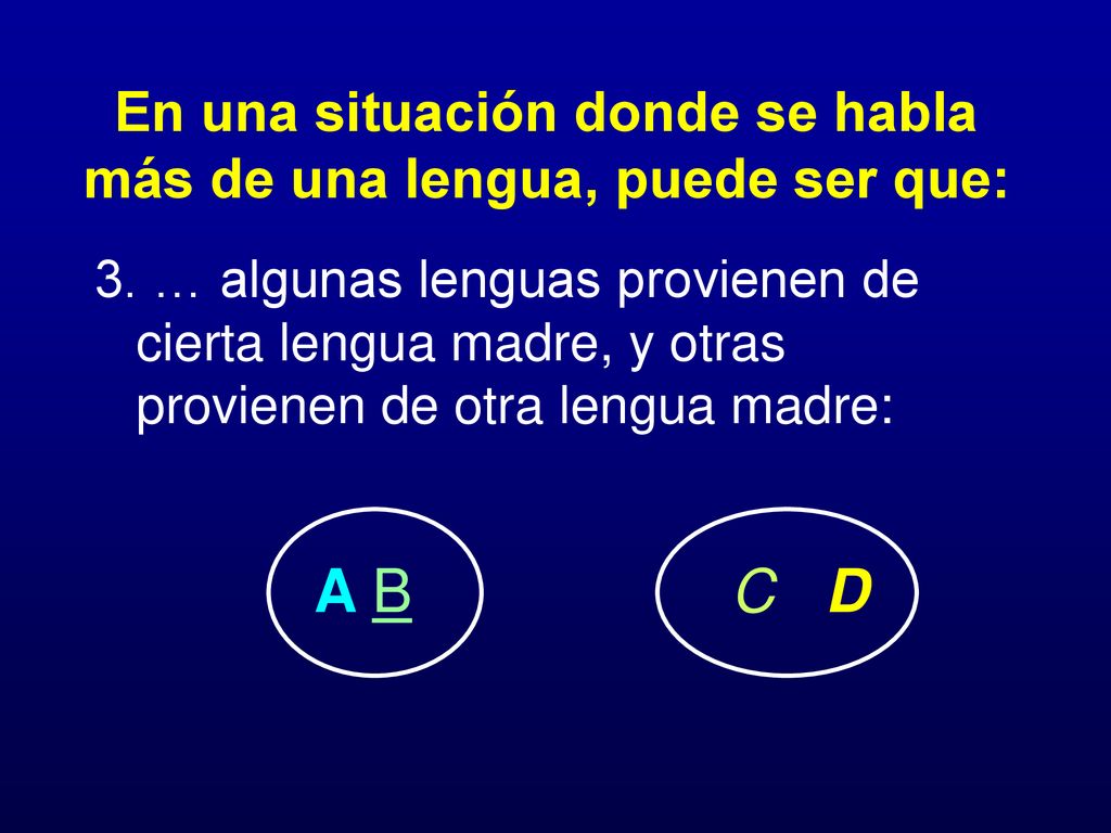 En una situación donde se habla más de una lengua, puede ser que: