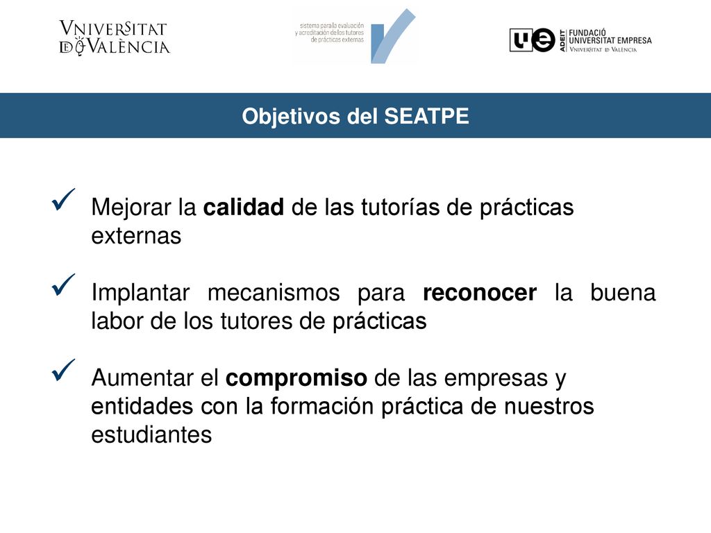 Mejorar la calidad de las tutorías de prácticas externas