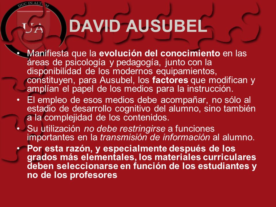 DAVID AUSUBEL