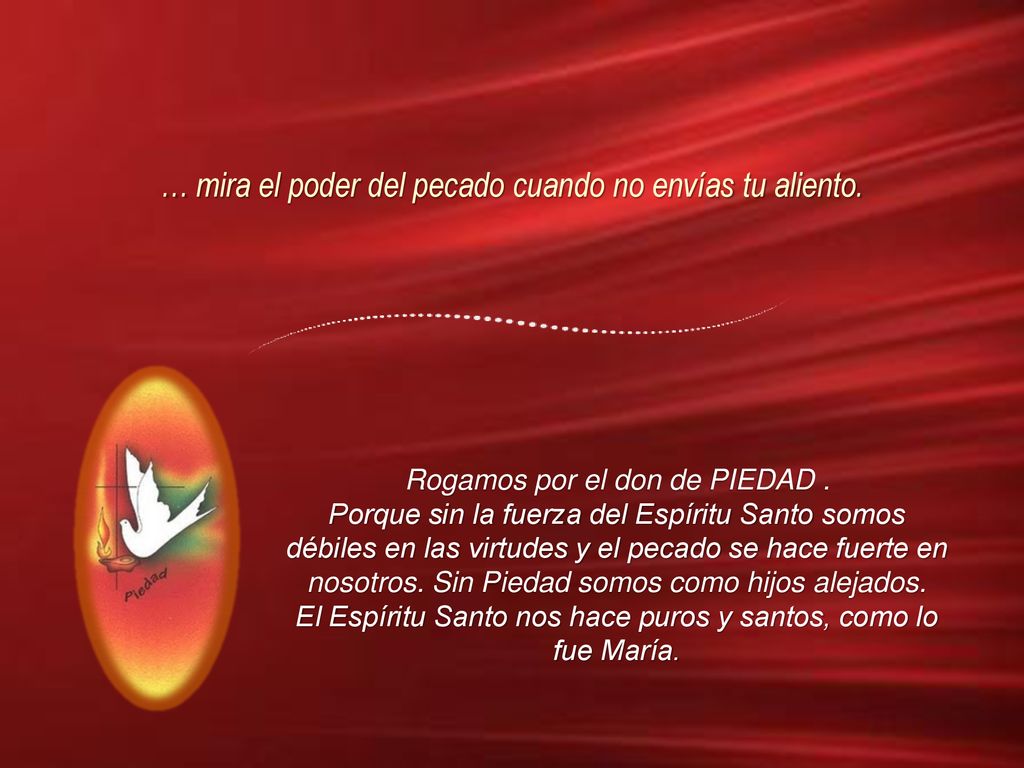 … mira el poder del pecado cuando no envías tu aliento.