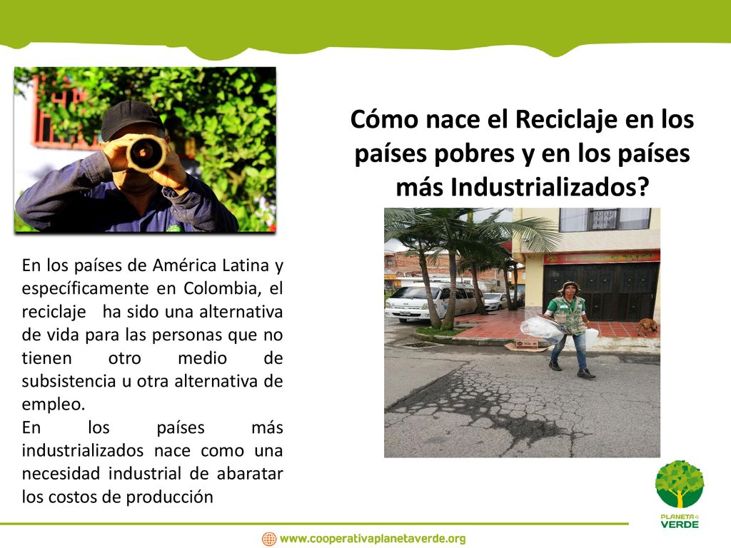 Cómo nace el Reciclaje en los países pobres y en los países más Industrializados