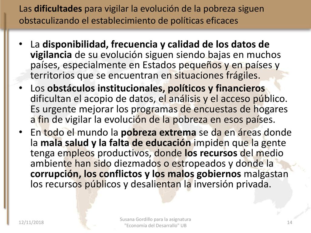 Susana Gordillo para la asignatura Economía del Desarrallo UB