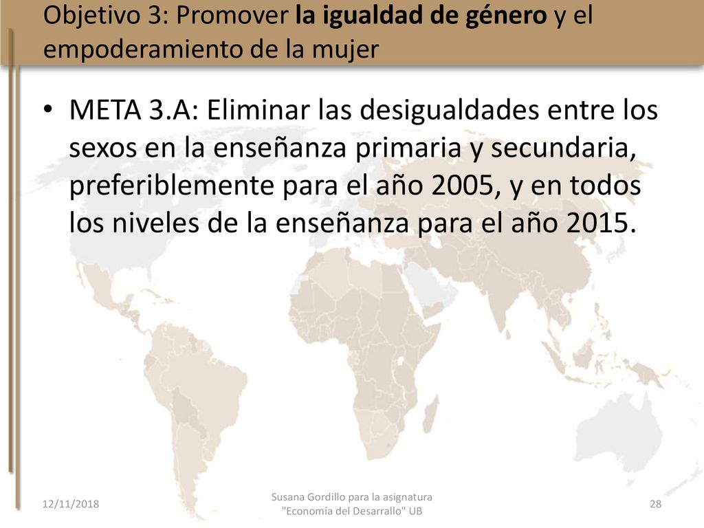 Susana Gordillo para la asignatura Economía del Desarrallo UB