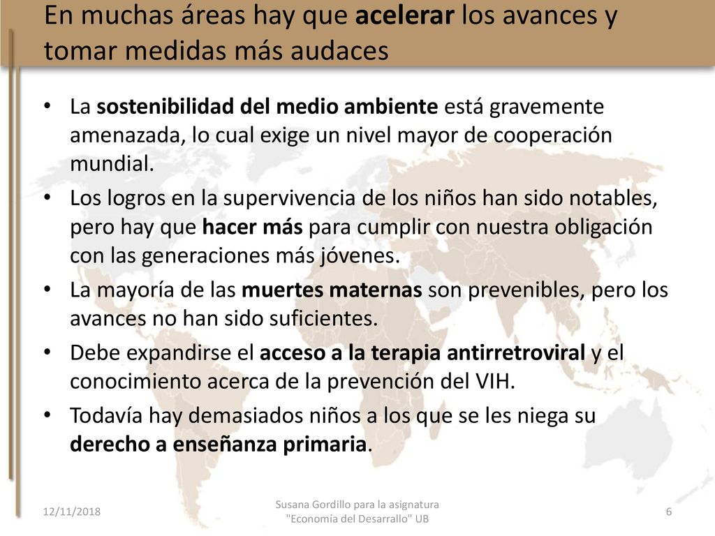 Susana Gordillo para la asignatura Economía del Desarrallo UB