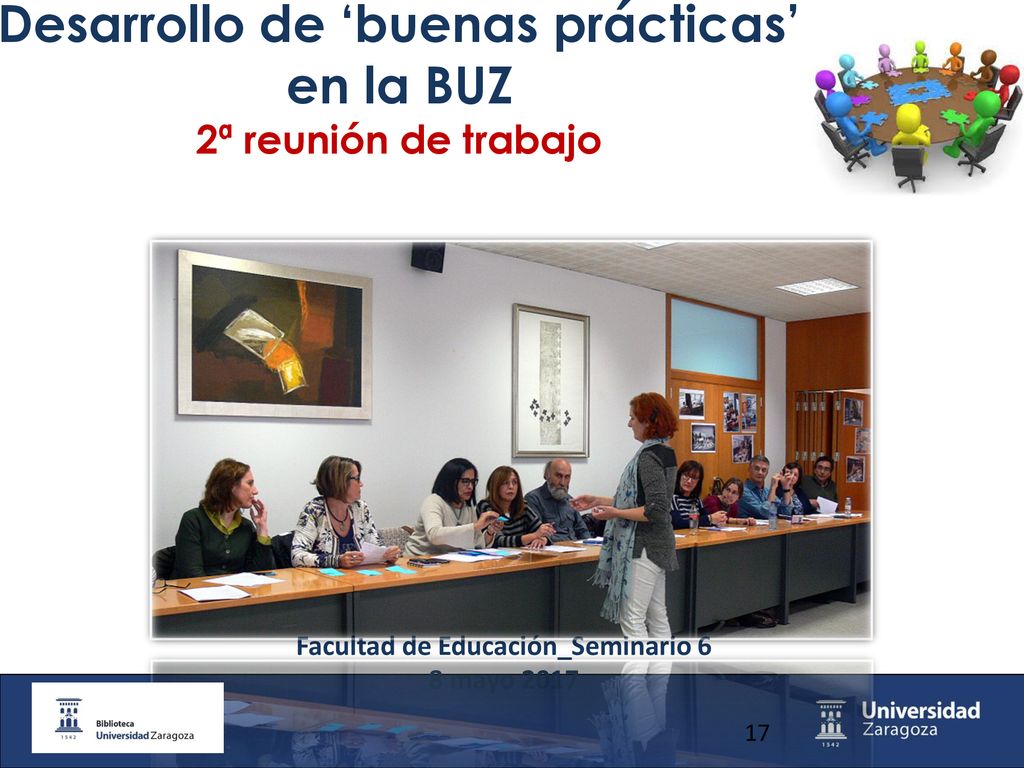 Desarrollo de ‘buenas prácticas’ en la BUZ 2ª reunión de trabajo