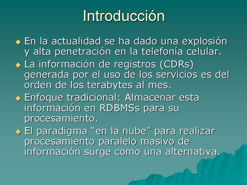Introducción En la actualidad se ha dado una explosión y alta penetración en la telefonía celular.
