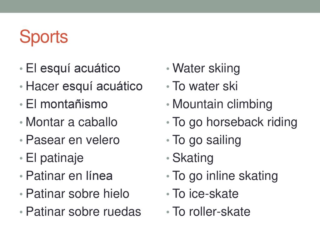 Sports El esquí acuático Hacer esquí acuático El montañismo