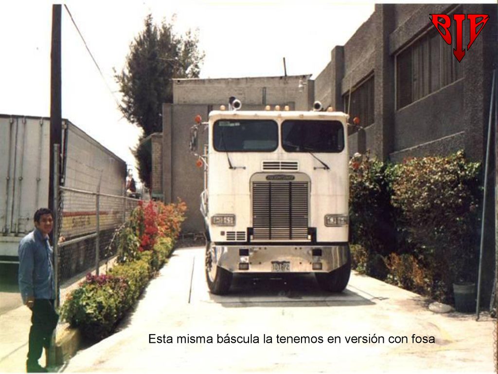 BIB Esta misma báscula la tenemos en versión con fosa