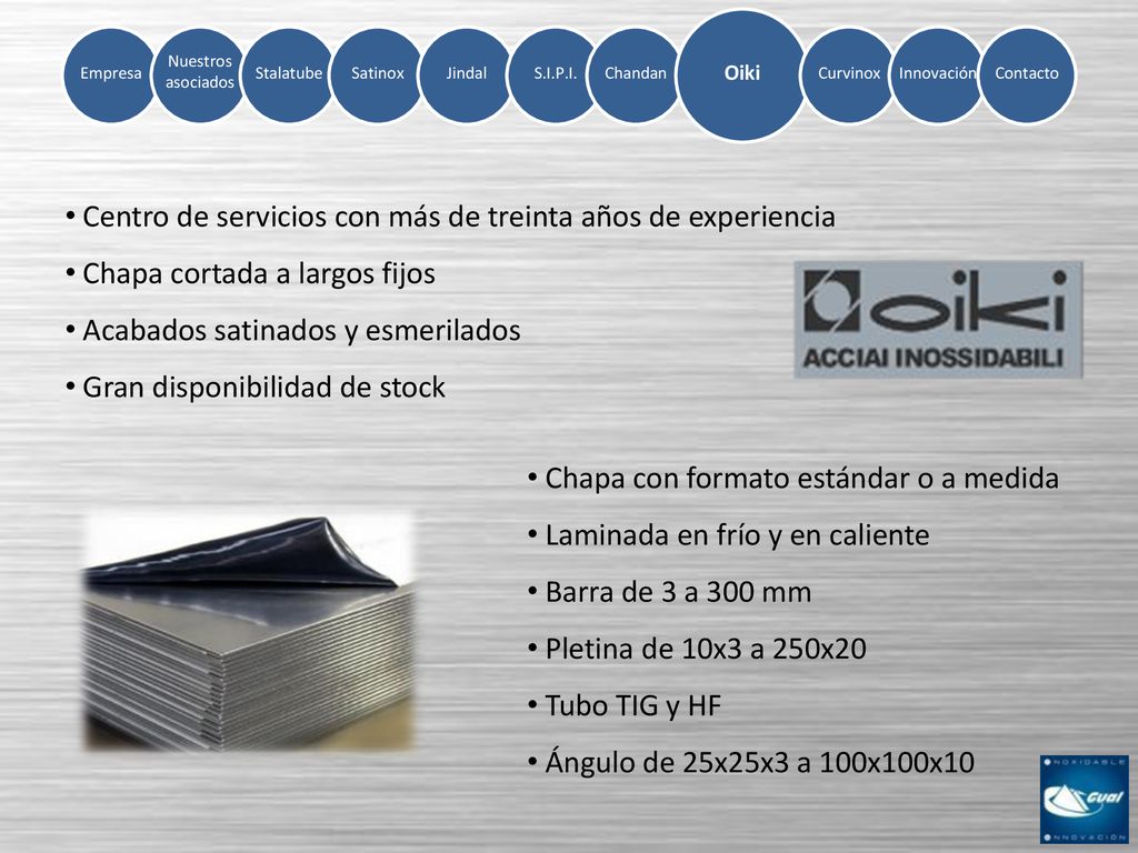 Centro de servicios con más de treinta años de experiencia