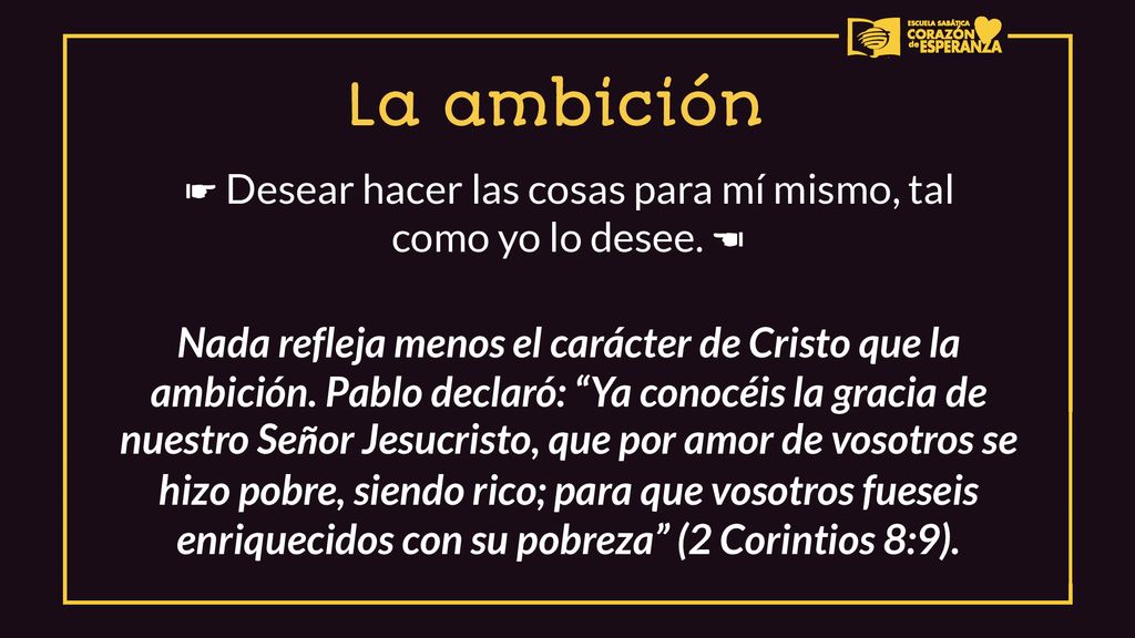 ☛ Desear hacer las cosas para mí mismo, tal como yo lo desee. ☚