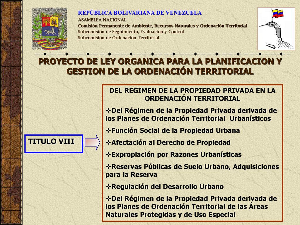 DEL REGIMEN DE LA PROPIEDAD PRIVADA EN LA ORDENACIÓN TERRITORIAL