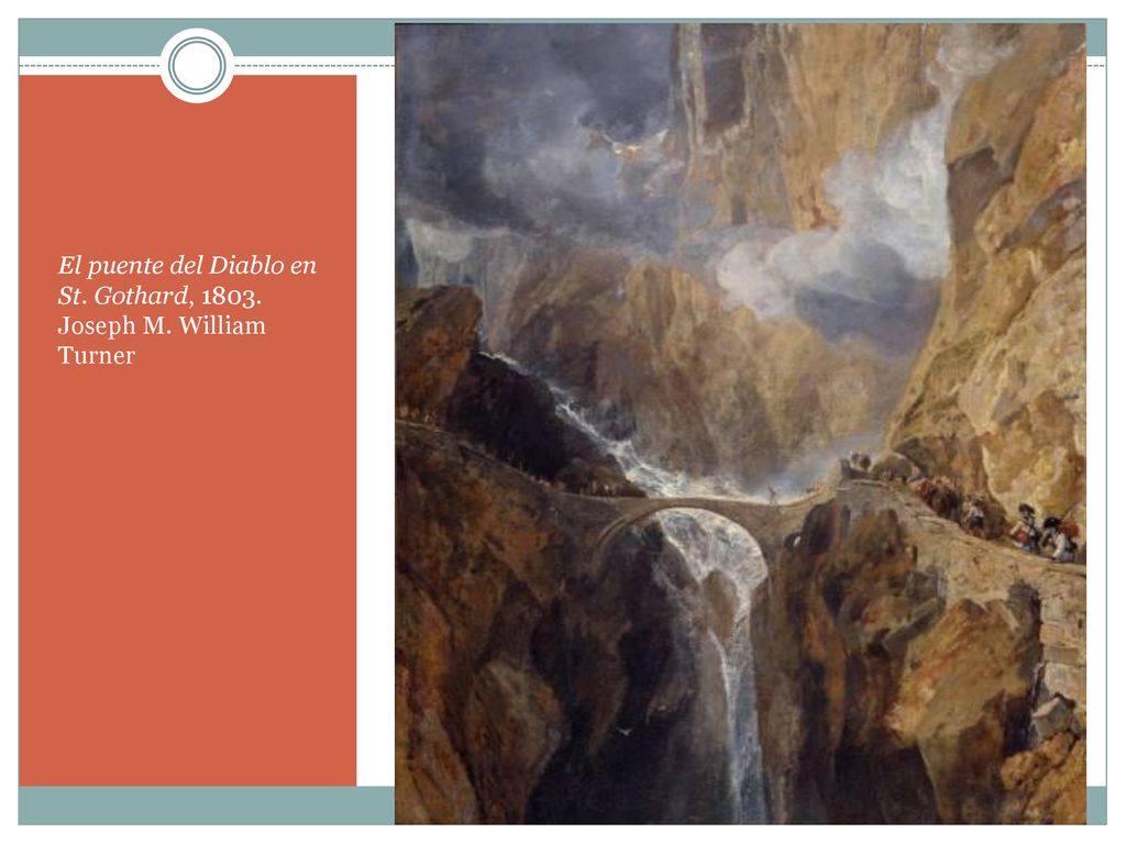 El puente del Diablo en St. Gothard, Joseph M. William Turner