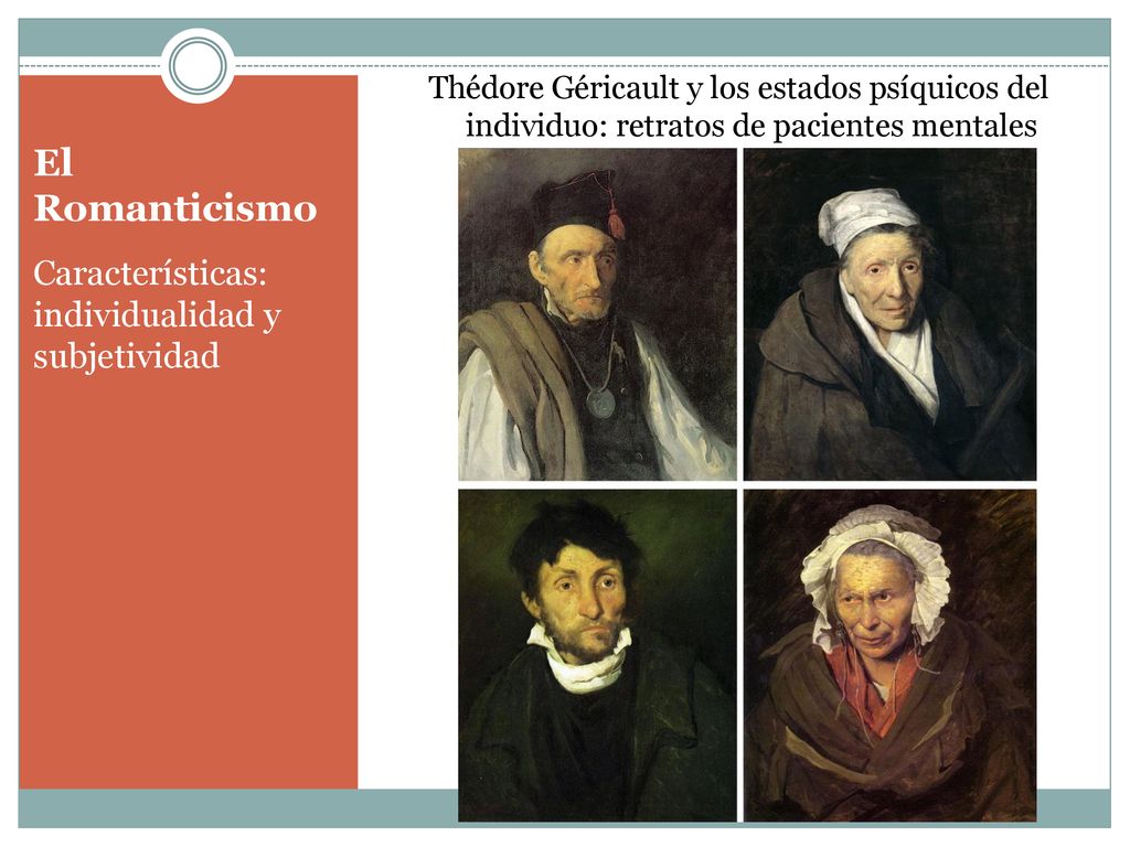 Thédore Géricault y los estados psíquicos del individuo: retratos de pacientes mentales