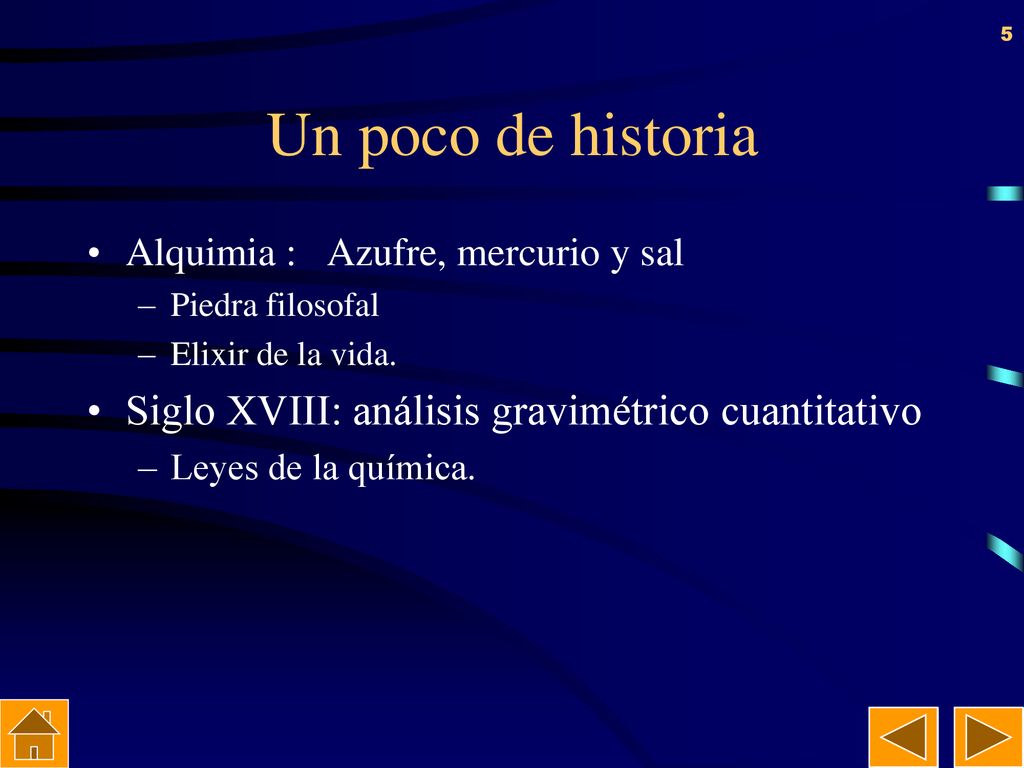 Un poco de historia Siglo XVIII: análisis gravimétrico cuantitativo