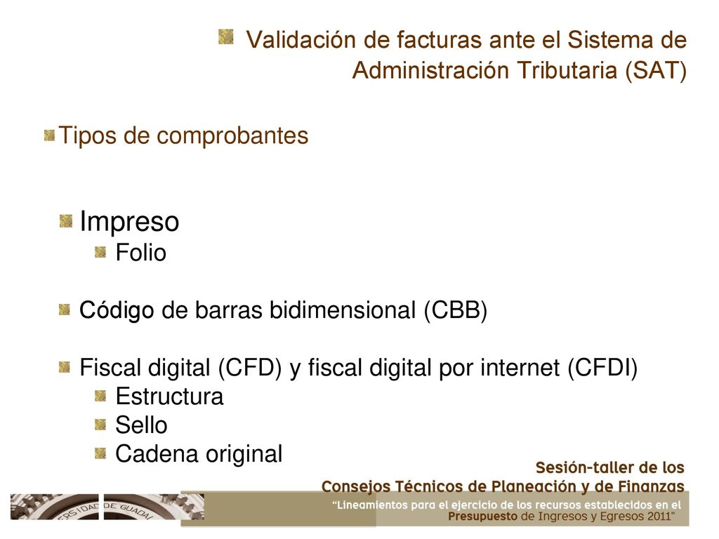 Validación de facturas ante el Sistema de Administración Tributaria (SAT)