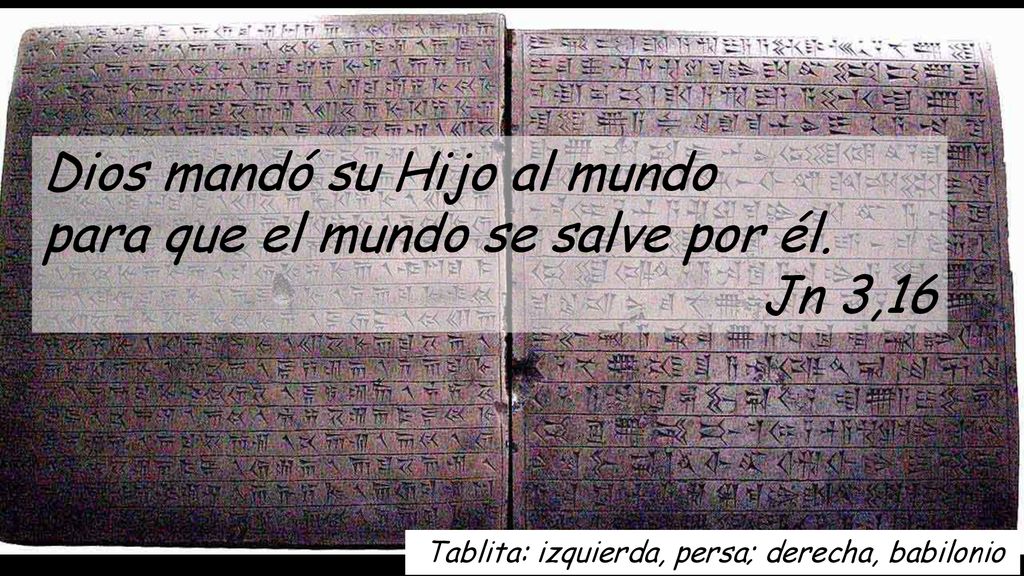 Dios mandó su Hijo al mundo para que el mundo se salve por él. Jn 3,16