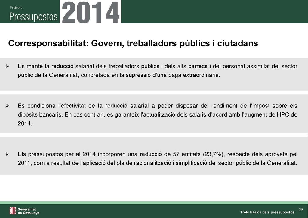 Corresponsabilitat: Govern, treballadors públics i ciutadans