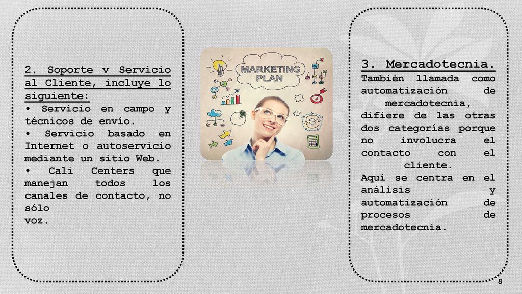 2. Soporte v Servicio al Cliente, incluye lo siguiente: