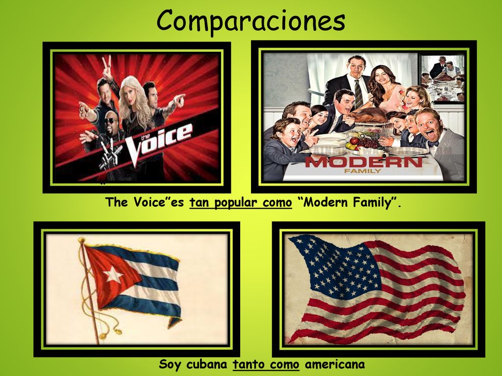 Comparaciones The Voice es tan popular como Modern Family .