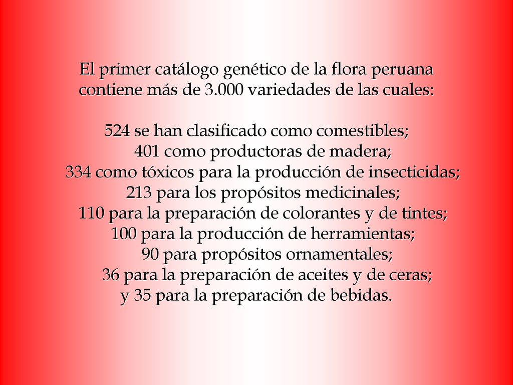 El primer catálogo genético de la flora peruana contiene más de 3