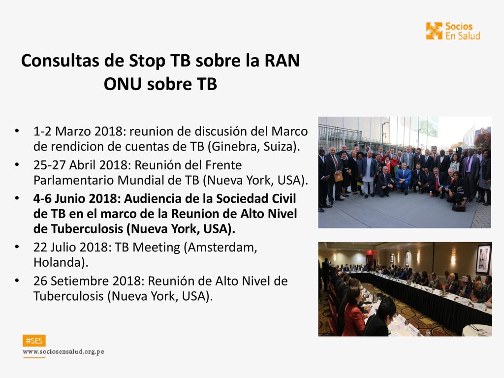 Consultas de Stop TB sobre la RAN ONU sobre TB
