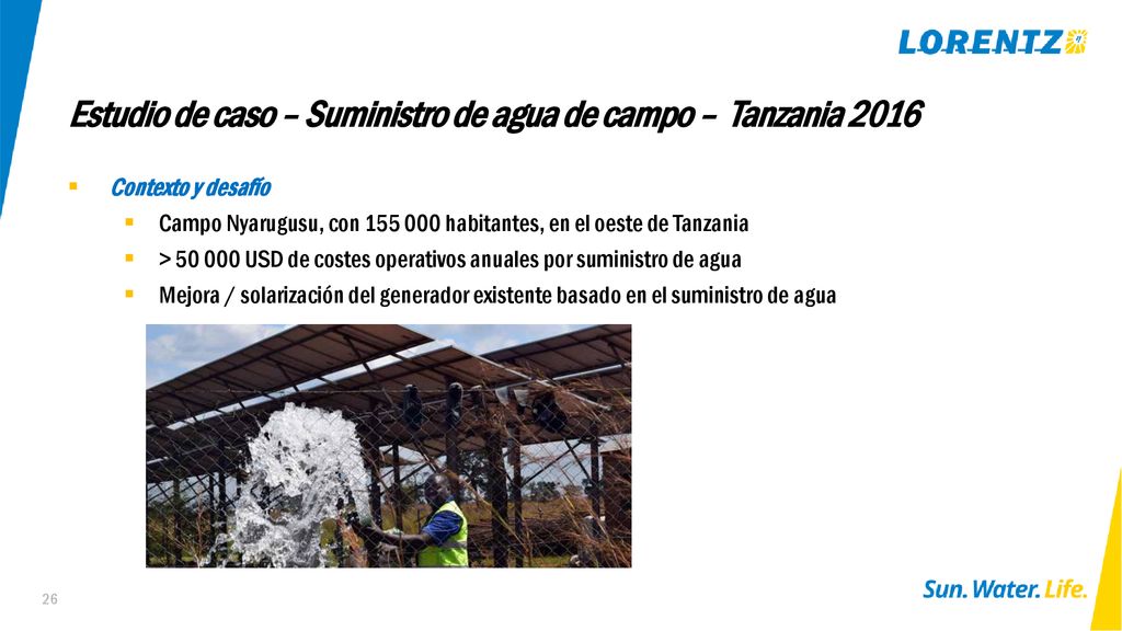 Estudio de caso – Suministro de agua de campo – Tanzania 2016